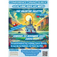 Conférence grand public : "0.62 lieue sous les mers"