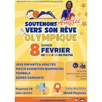 SOUTENONS AMELIE VERS SON REVE OLYMPIQUE