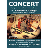 Concert: Musiques sacrées et profanes de la Renaissance